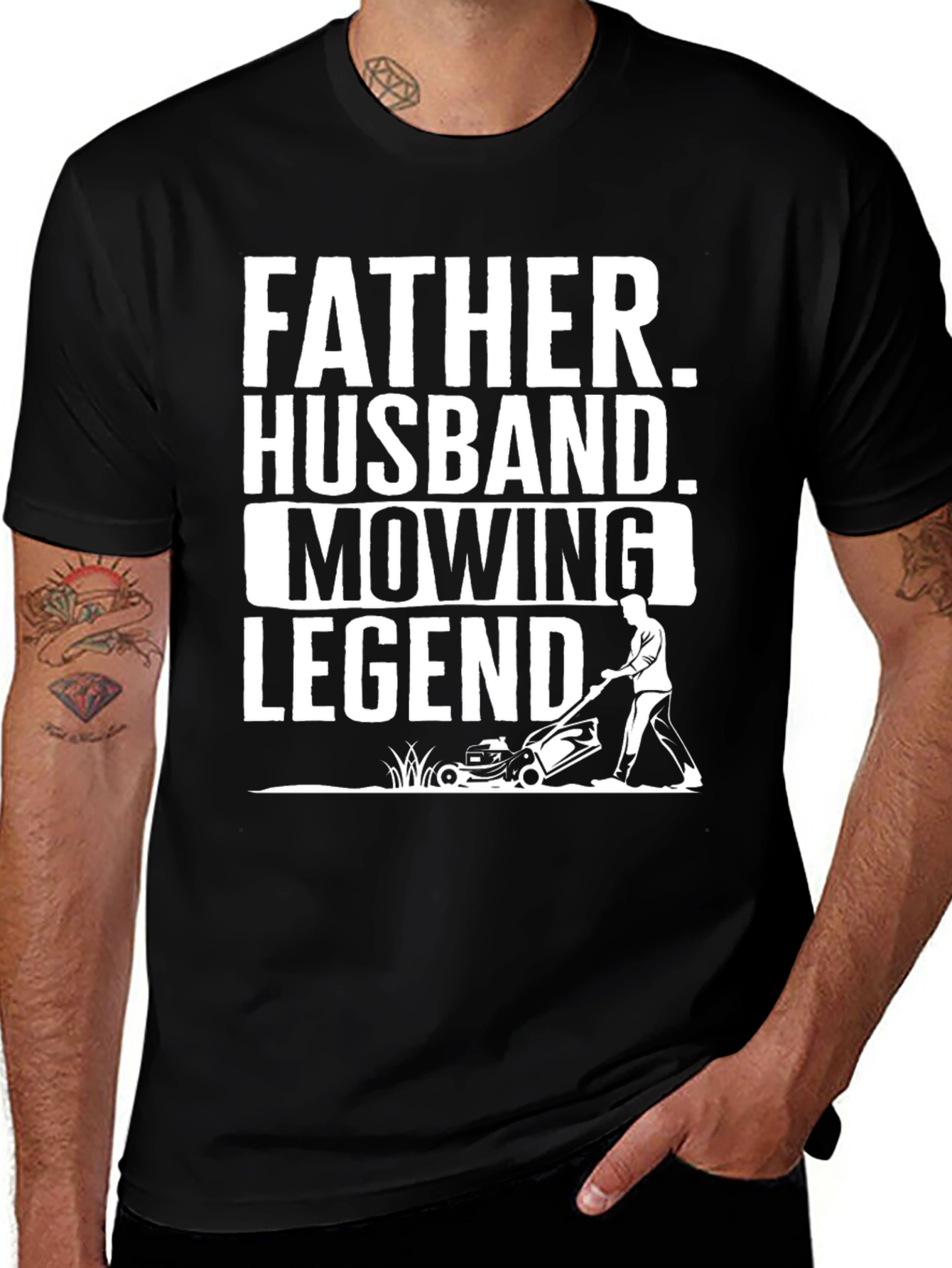 Variant 23 of Father Husband Mowing Legend T-Shirt