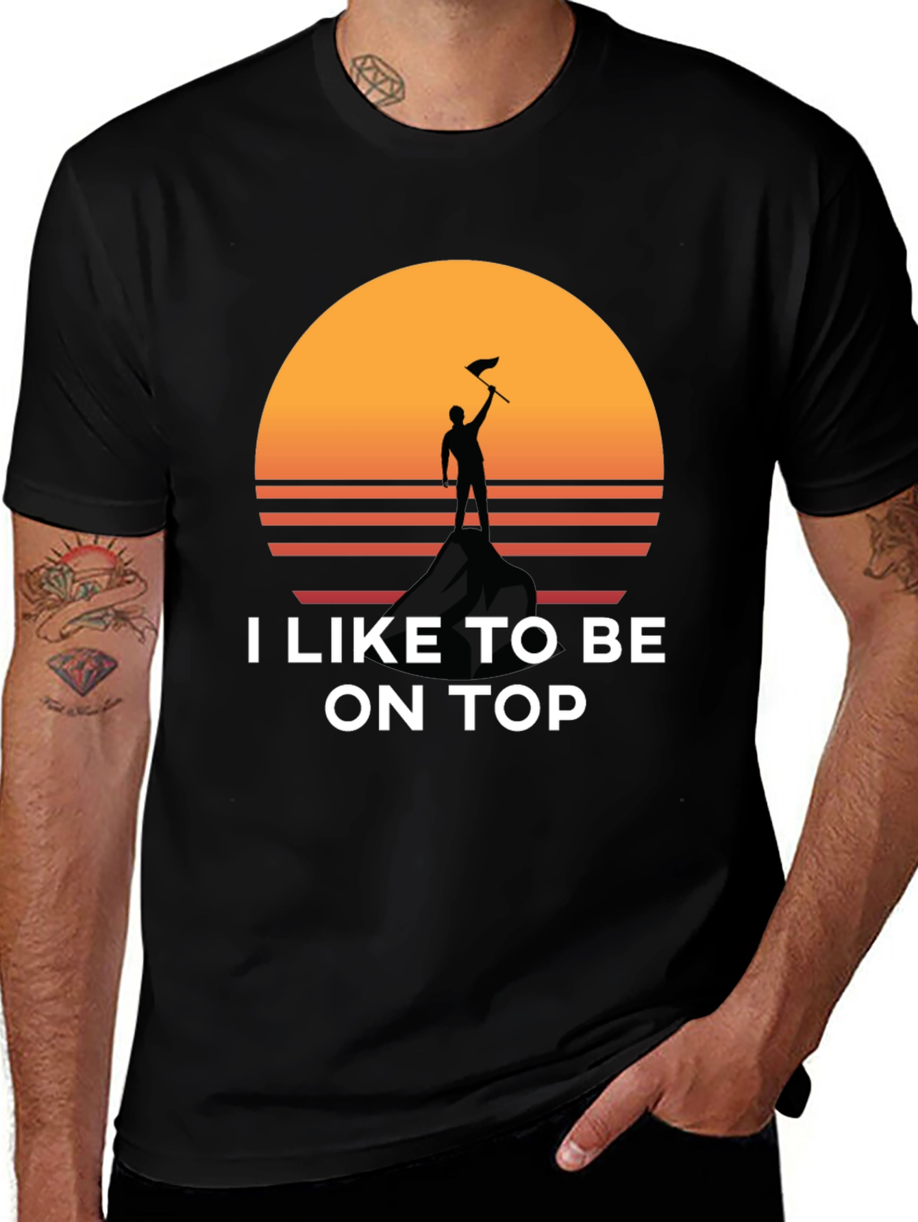 Variant 24 of I Like To Be On Top T-Shirt
