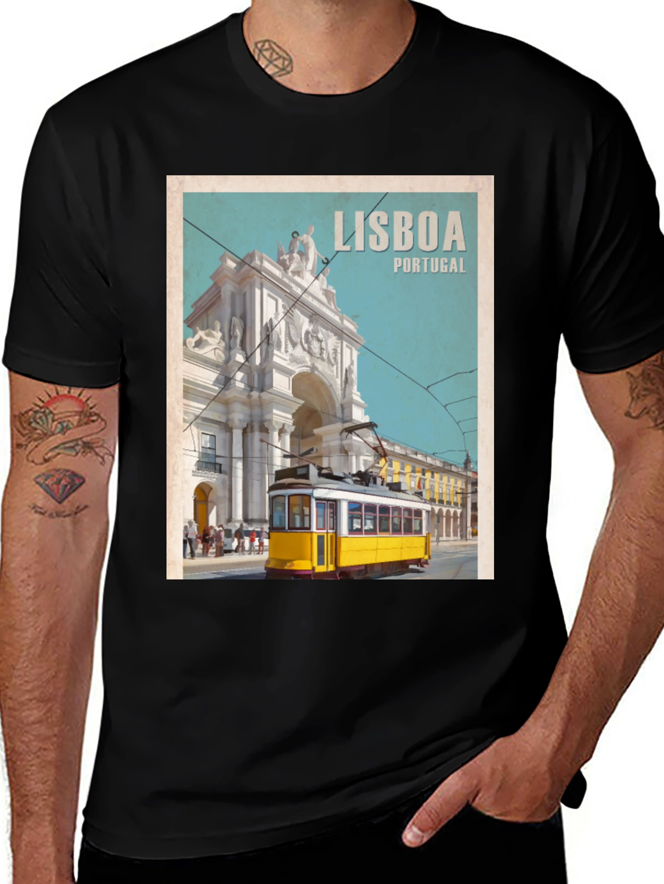 Lisboa Portugal T-Shirt - Vintage Travel Tee