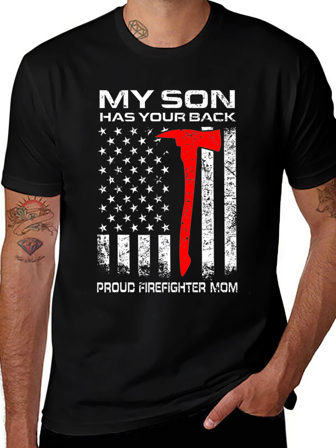 Variant 5 of My Son Firefighter Mom Tee