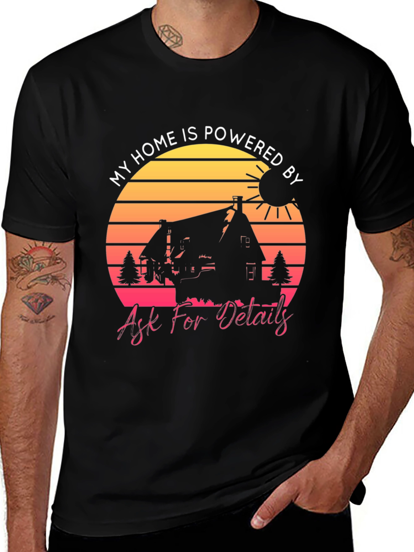 Variant 13 of Solar Powered Home Tee