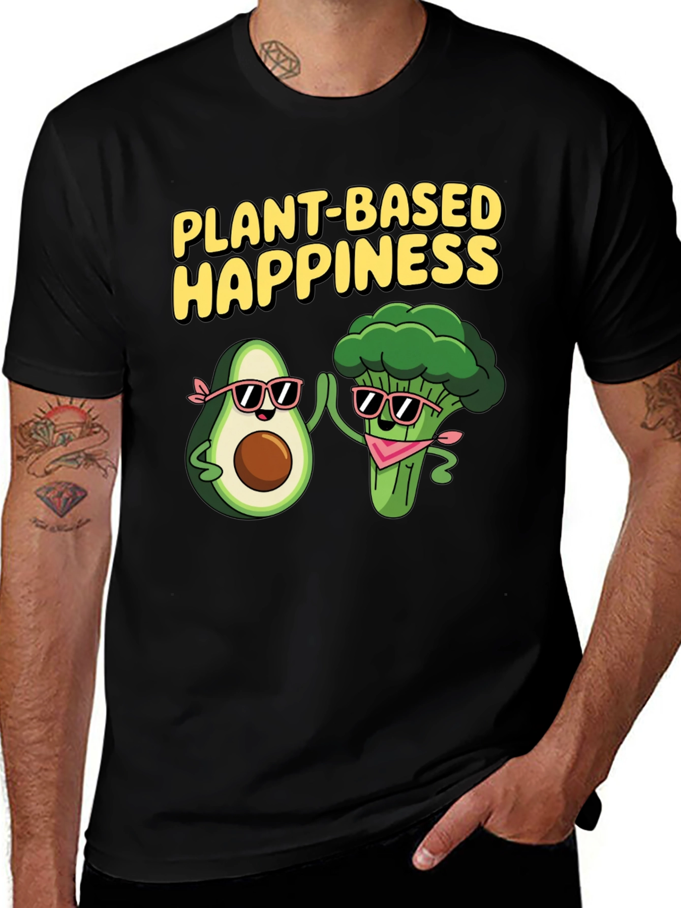 Variant 6 of Plant-Based Happiness T-Shirt
