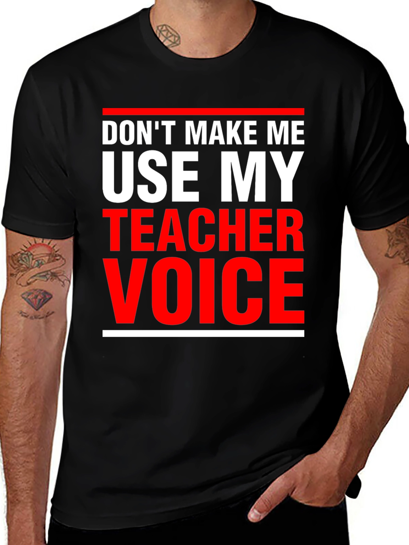 Teacher Voice T-Shirt - Funny Educator Apparel