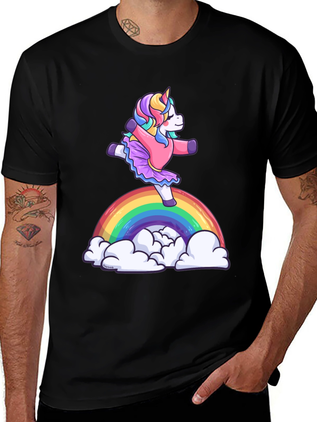 Variant 26 of Rainbow Unicorn T-Shirt