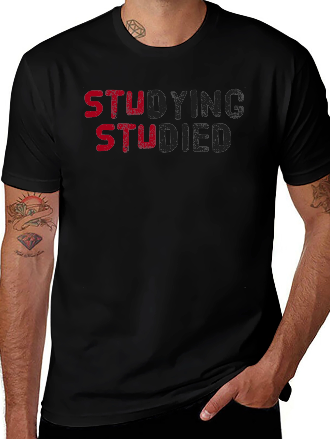 Variant 21 of Studying Studied T-Shirt - College Student Humor