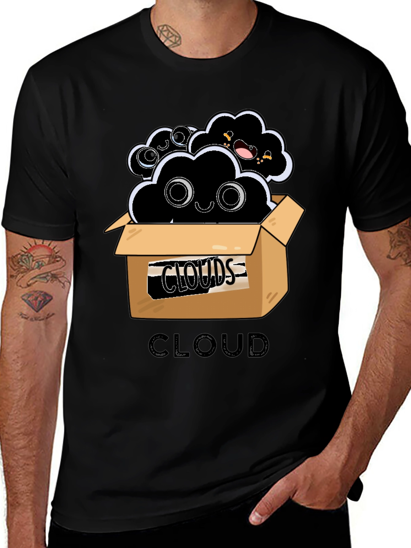 Variant 27 of Cloud Box Graphic T-Shirt