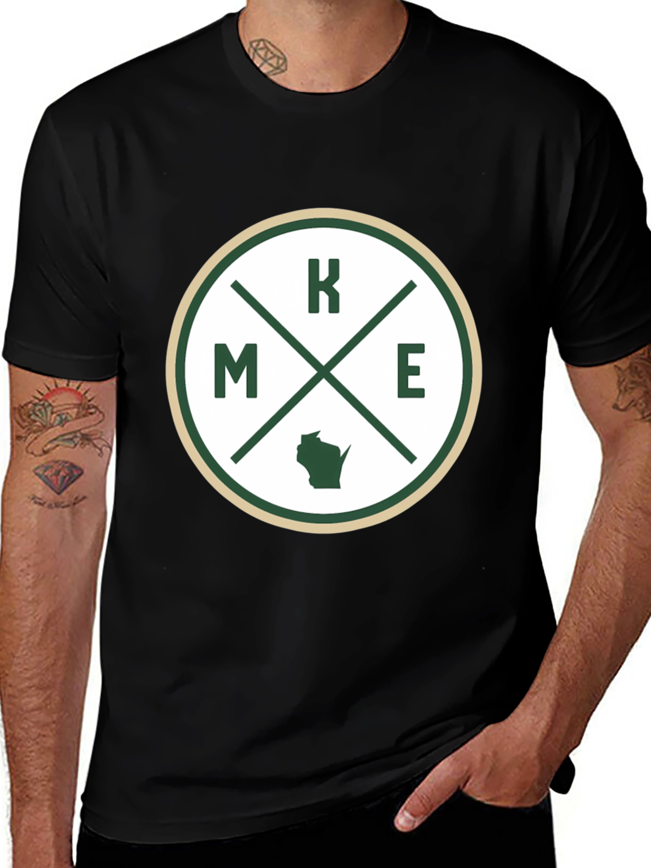 Milwaukee Wisconsin Graphic Tee - MKE State Pride