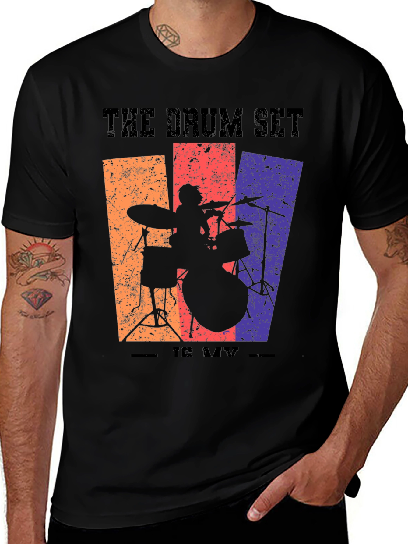 Variant 25 of The Drum Set is My Life Graphic T-Shirt