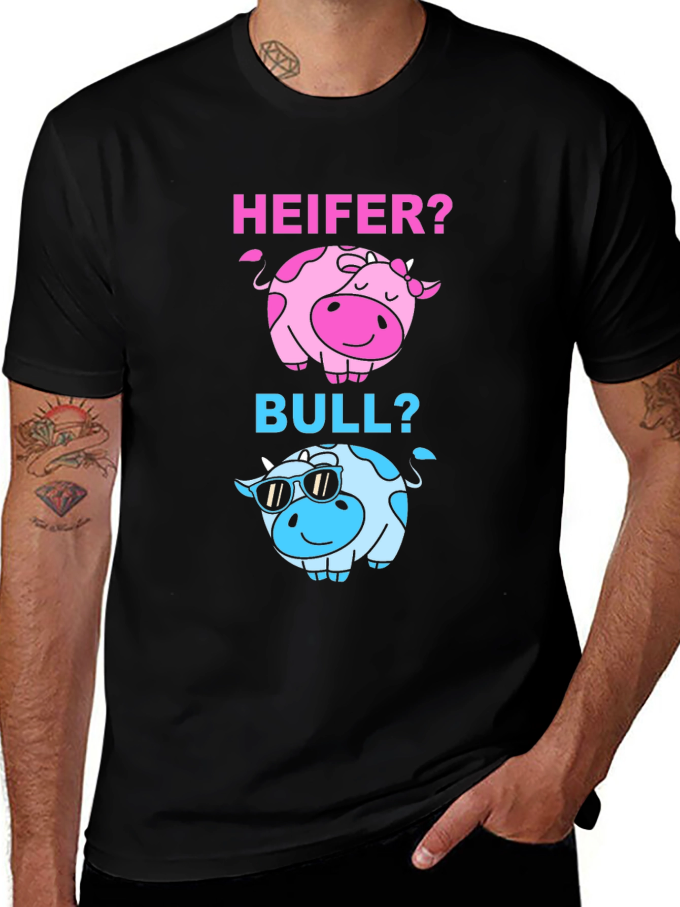 Variant 30 of Heifer or Bull? Graphic T-Shirt