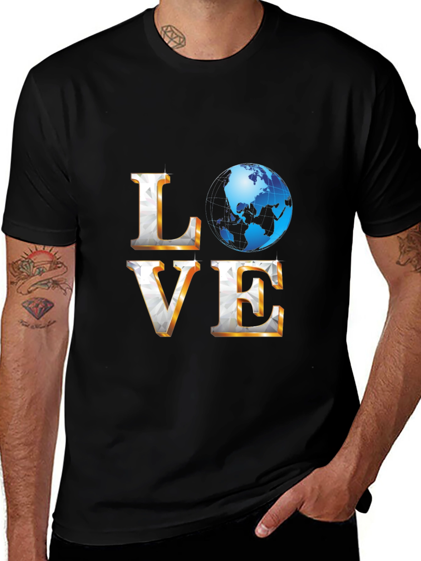 Variant 13 of Love the Earth Graphic T-Shirt