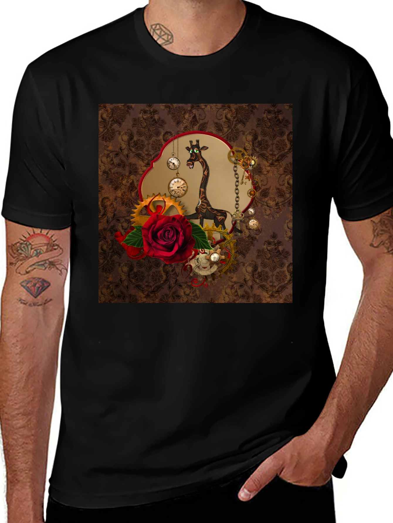Steampunk Giraffe T-Shirt