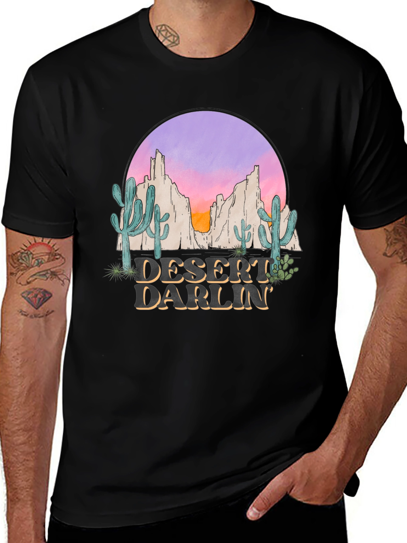 Variant 28 of Desert Darlin' Graphic Tee - Western Style