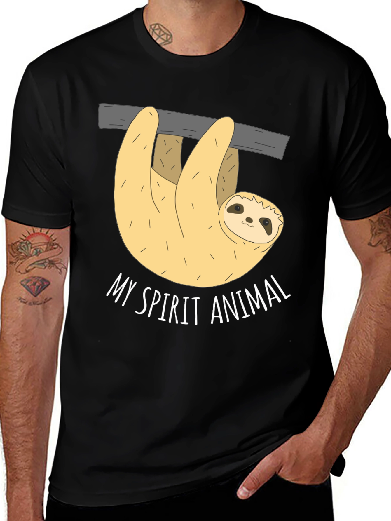 Variant 11 of My Spirit Animal Sloth Graphic T-Shirt
