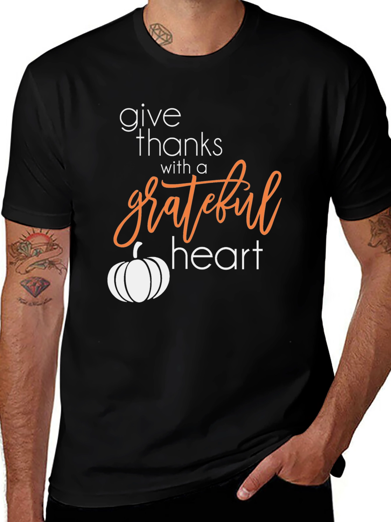 Grateful Heart Thanksgiving T-Shirt