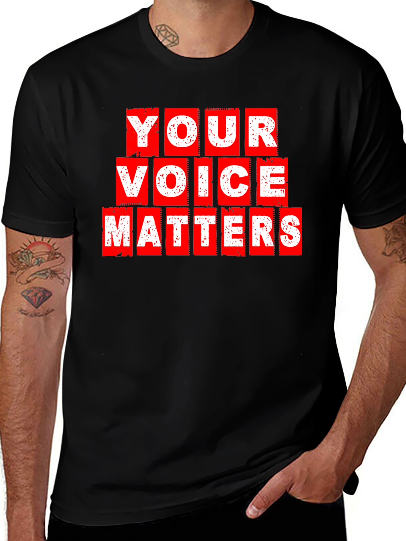 Variant 23 of Your Voice Matters Graphic T-Shirt