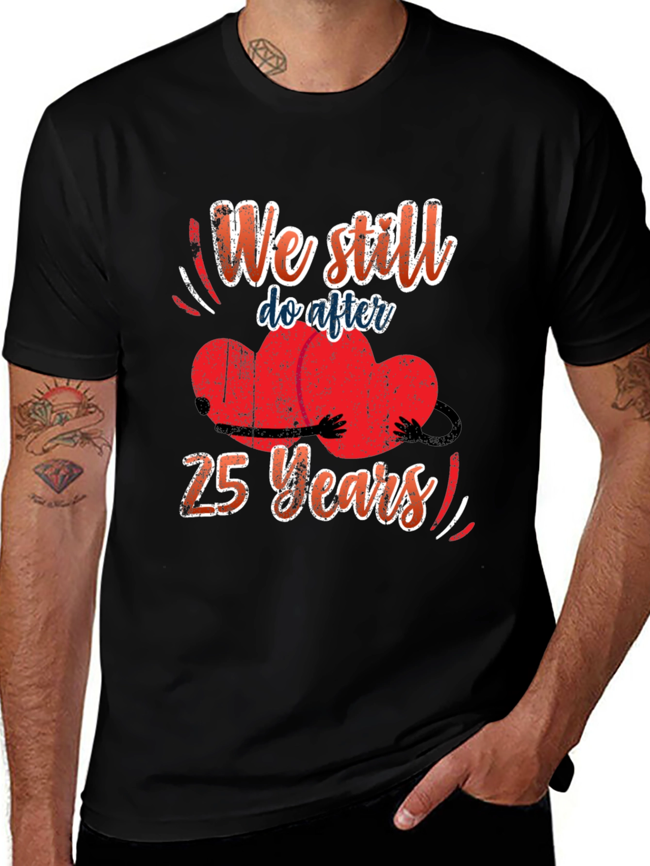 Variant 20 of 25th Anniversary Couple T-Shirt