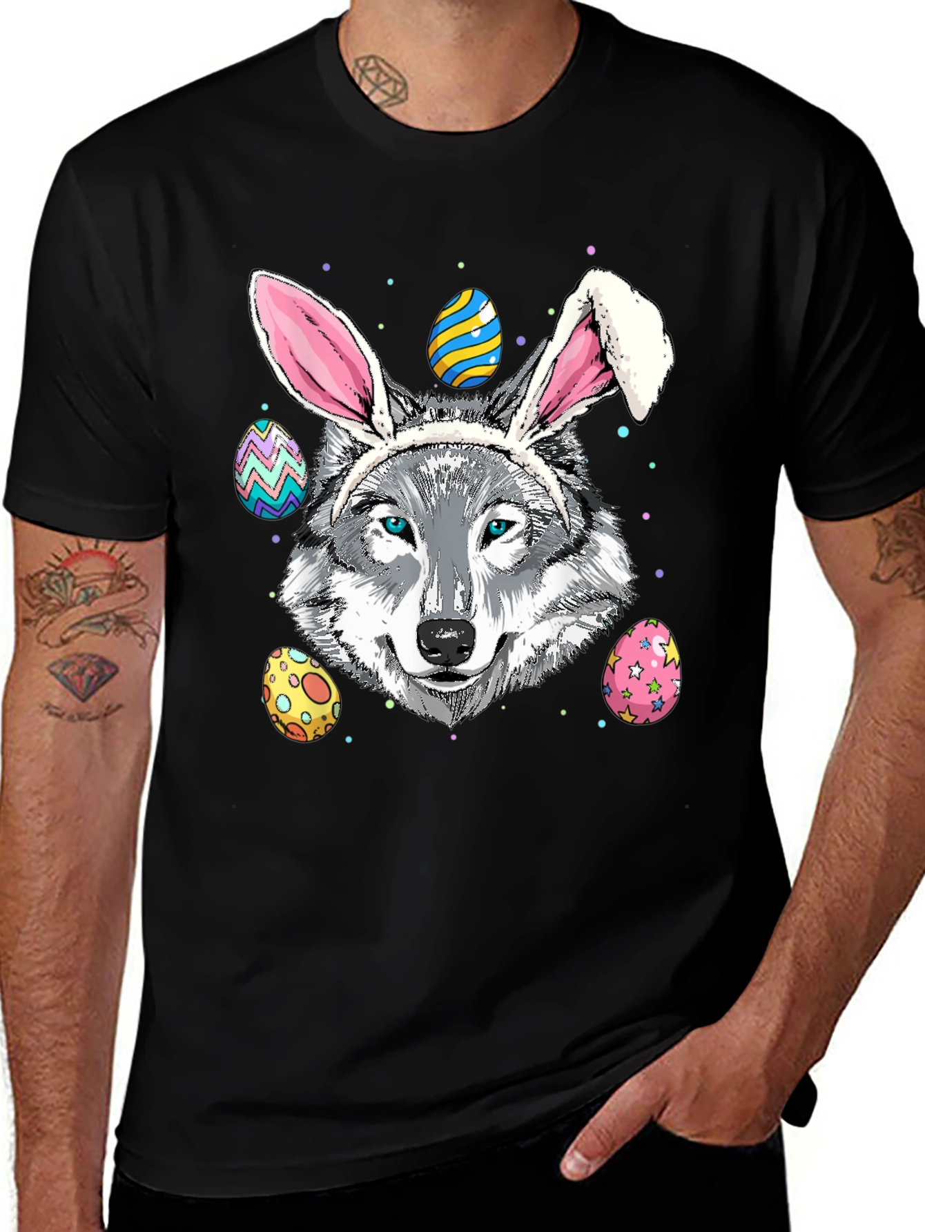 Easter Wolf Bunny T-Shirt