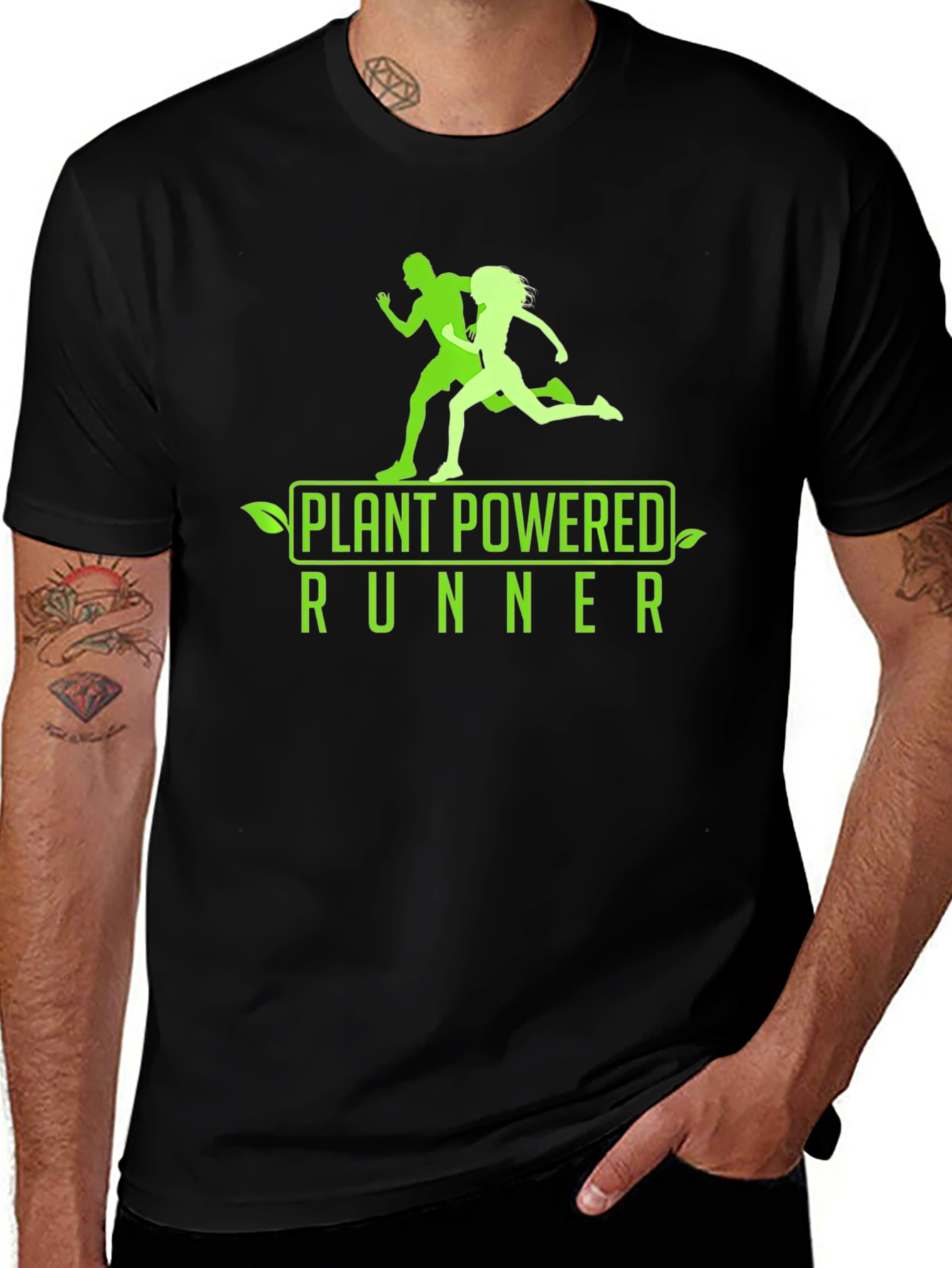 Plant Powered Runner Graphic T-Shirt