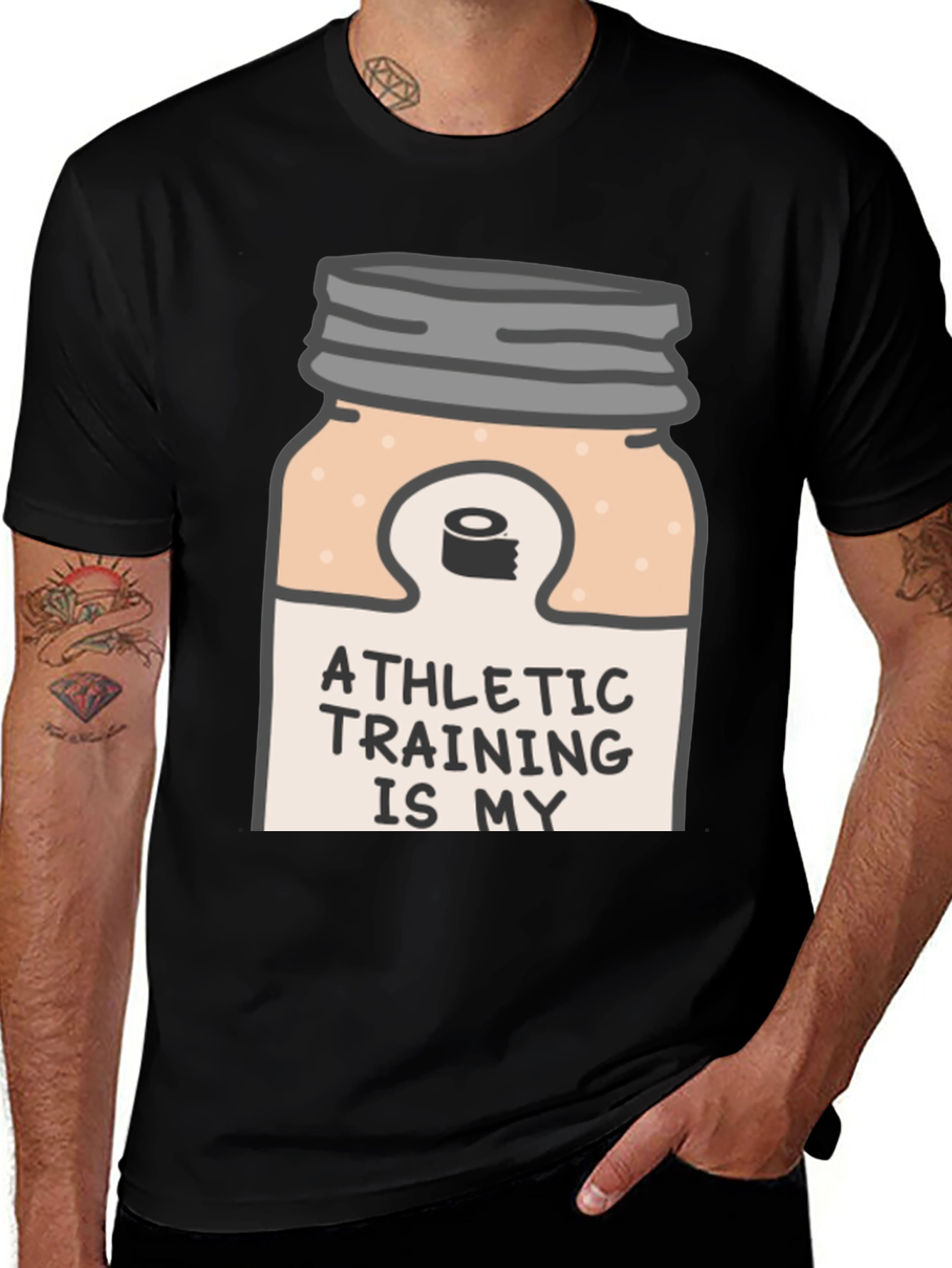 Variant 20 of Athletic Training Tape T-Shirt