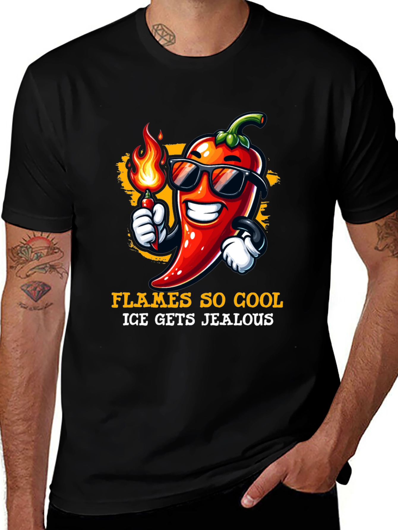 Cool Flames Pepper T-Shirt
