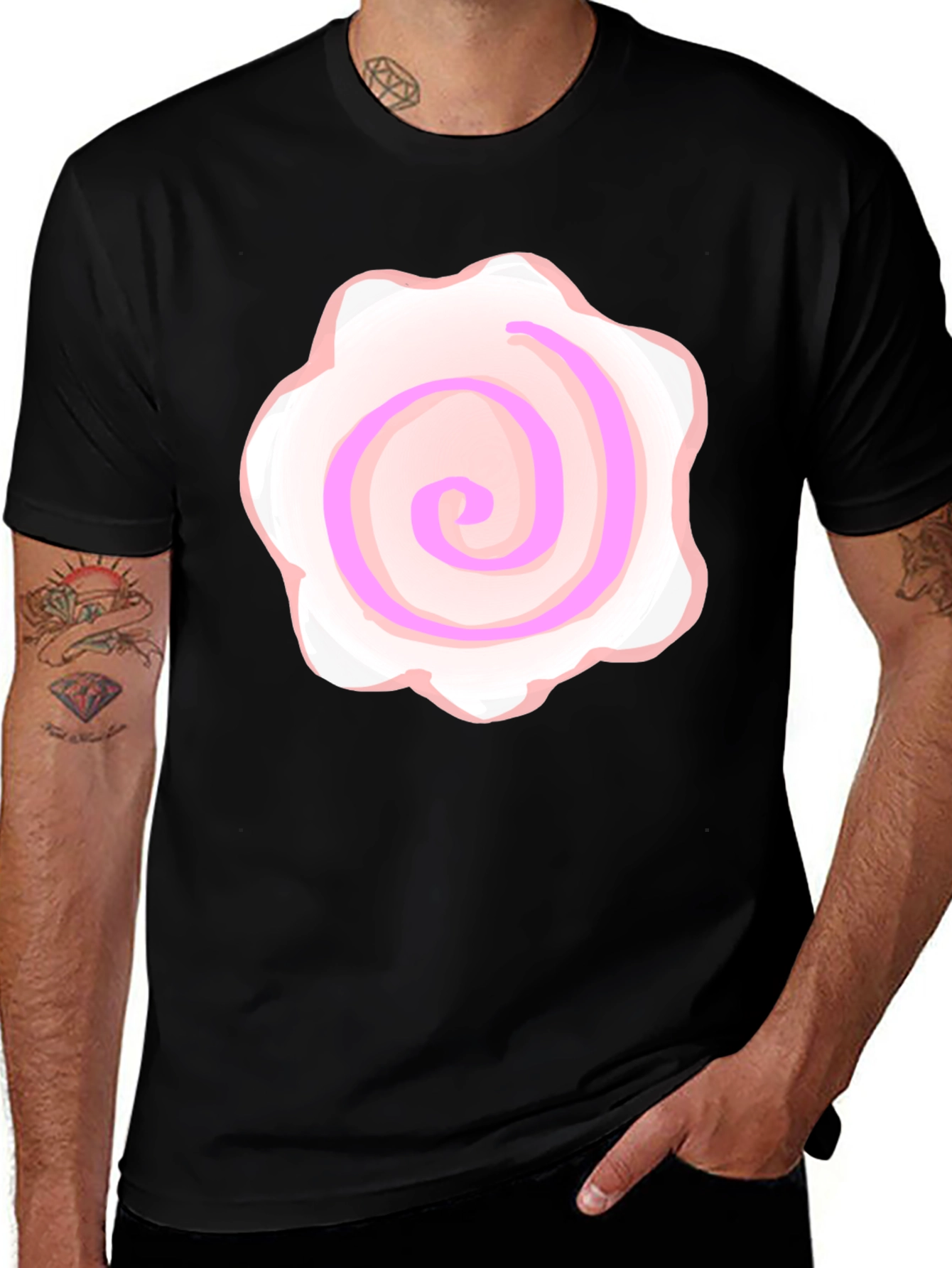 Variant 26 of Naruto Ramen Swirl Tee - Casual Anime Style