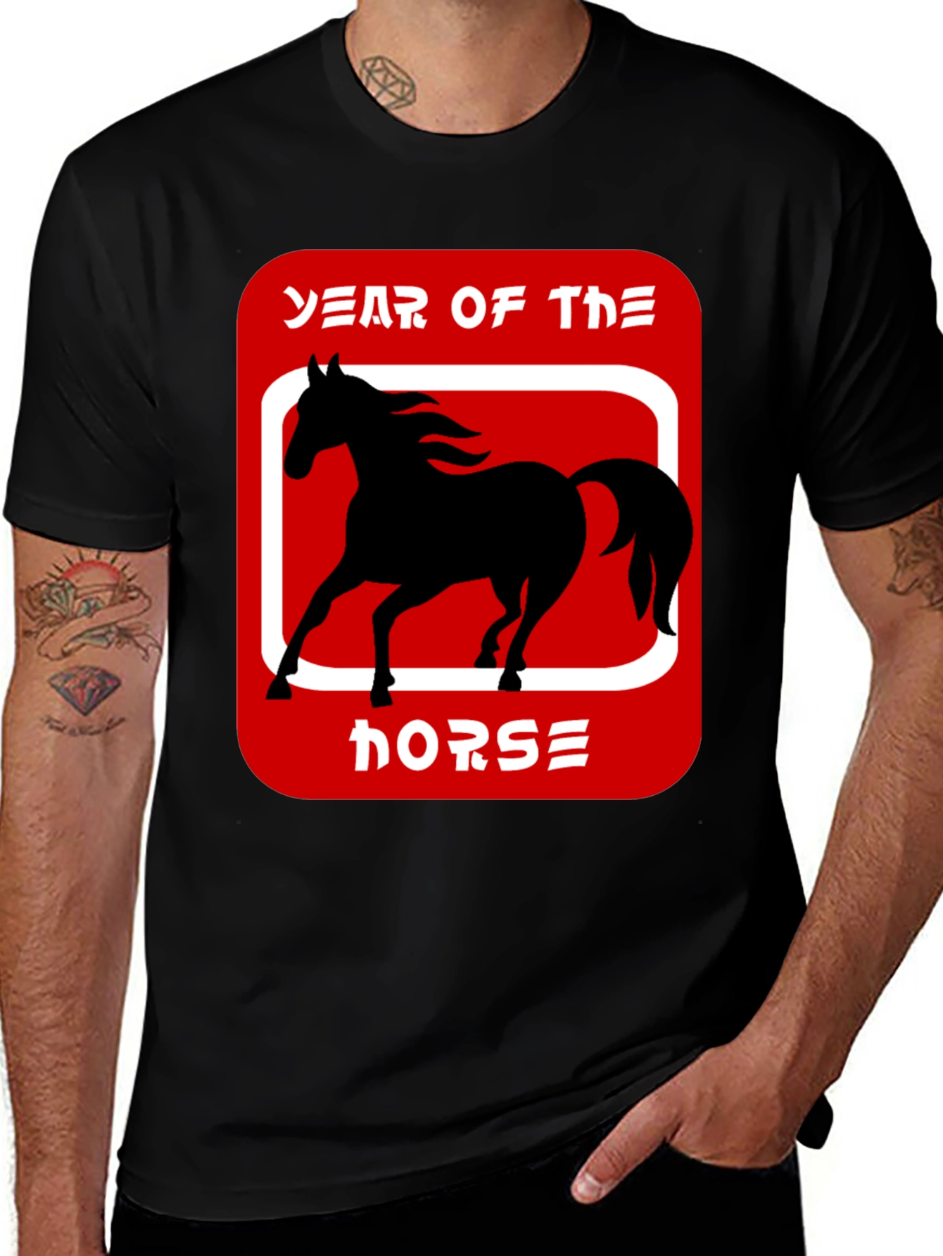 Variant 27 of Year of the Horse Graphic T-Shirt