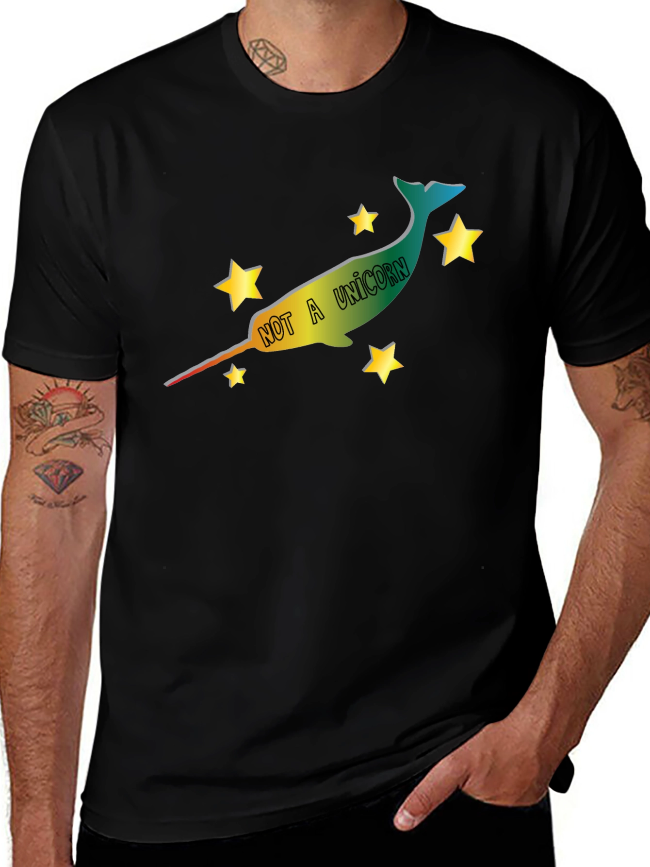 Narwhal T-Shirt - "Not A Unicorn" Funny Tee