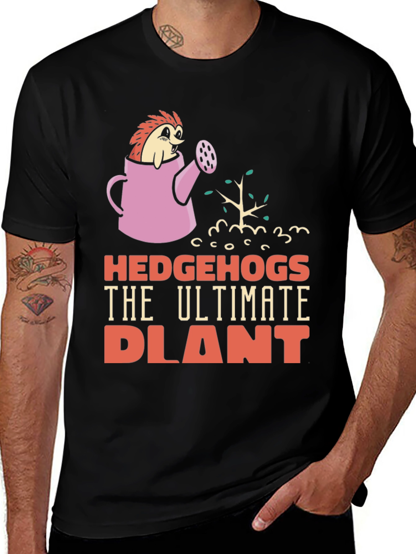 Variant 5 of Hedgehogs Plant T-Shirt