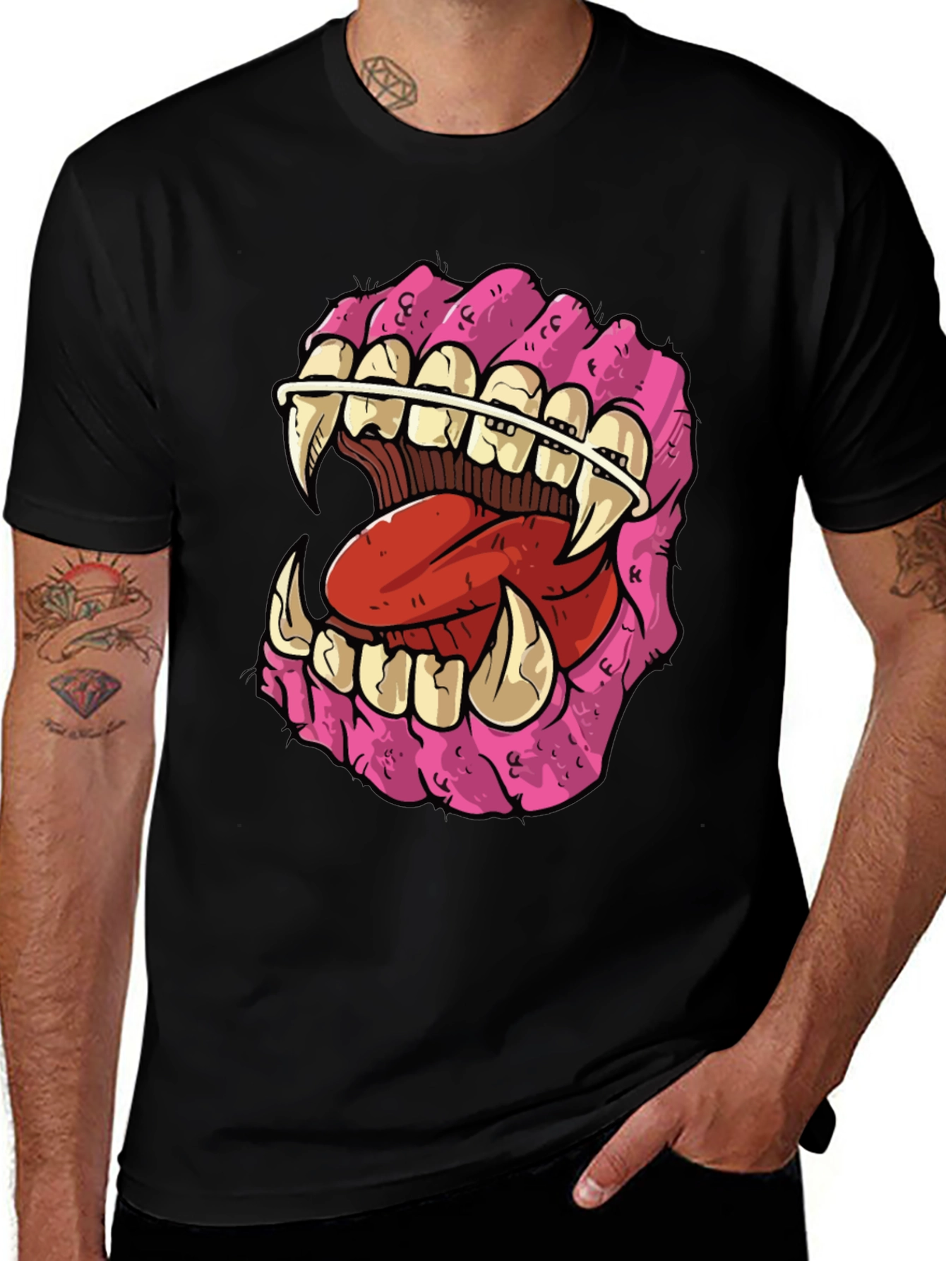 Variant 22 of Monster Mouth T-Shirt - Graphic Tee