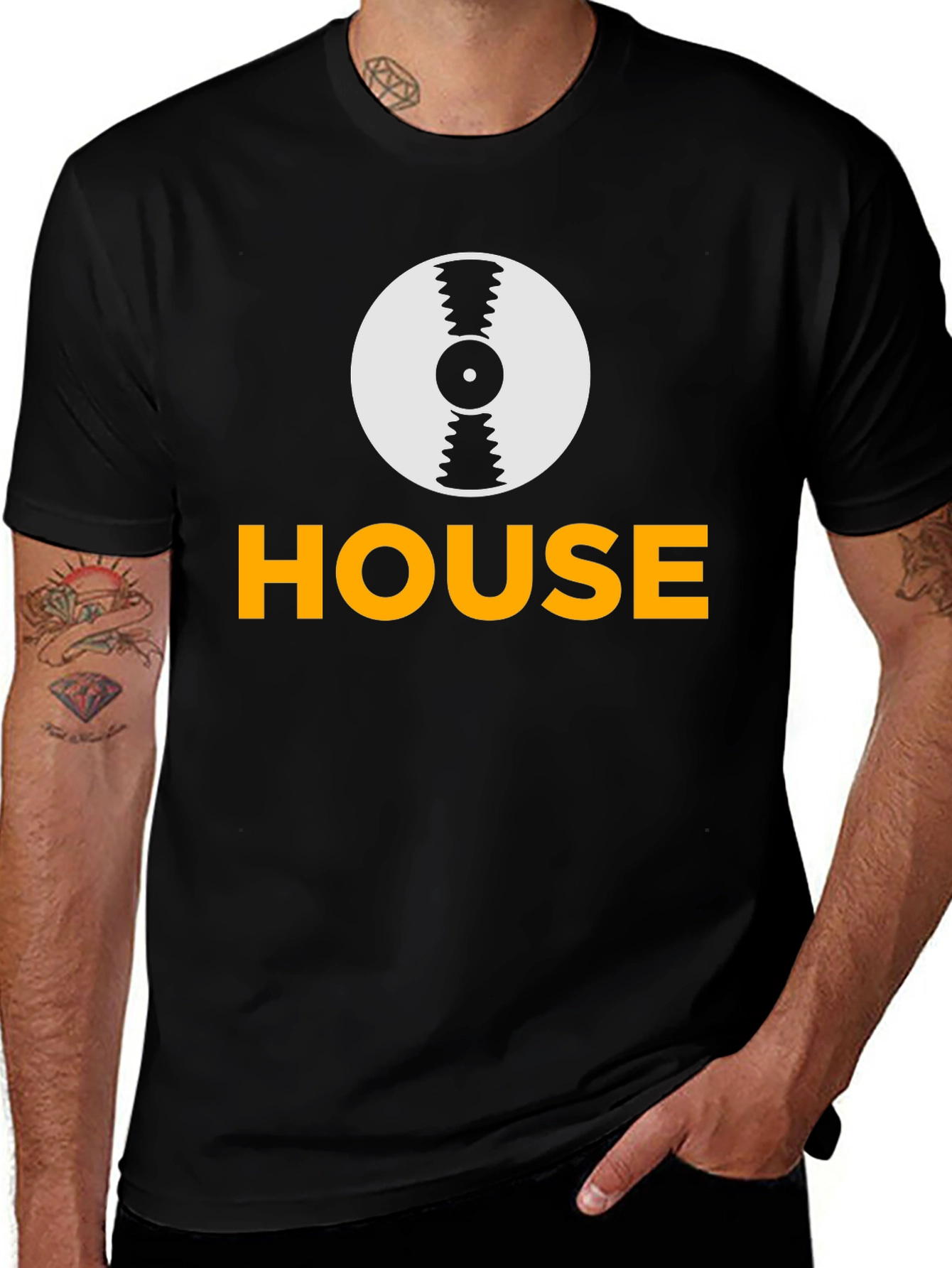 Variant 16 of House Music Record Graphic Tee