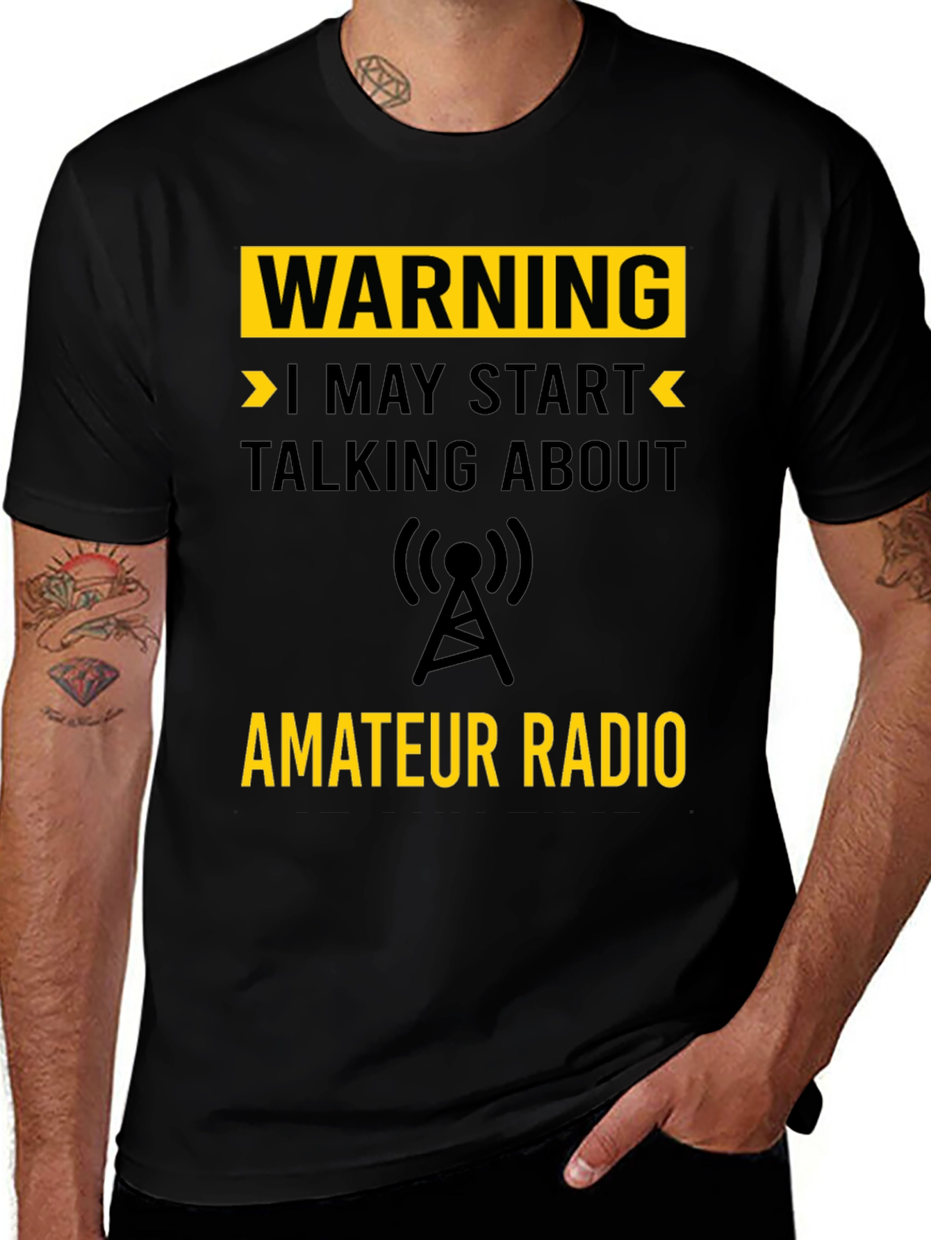 Variant 30 of Warning: I May Talk About Amateur Radio T-Shirt