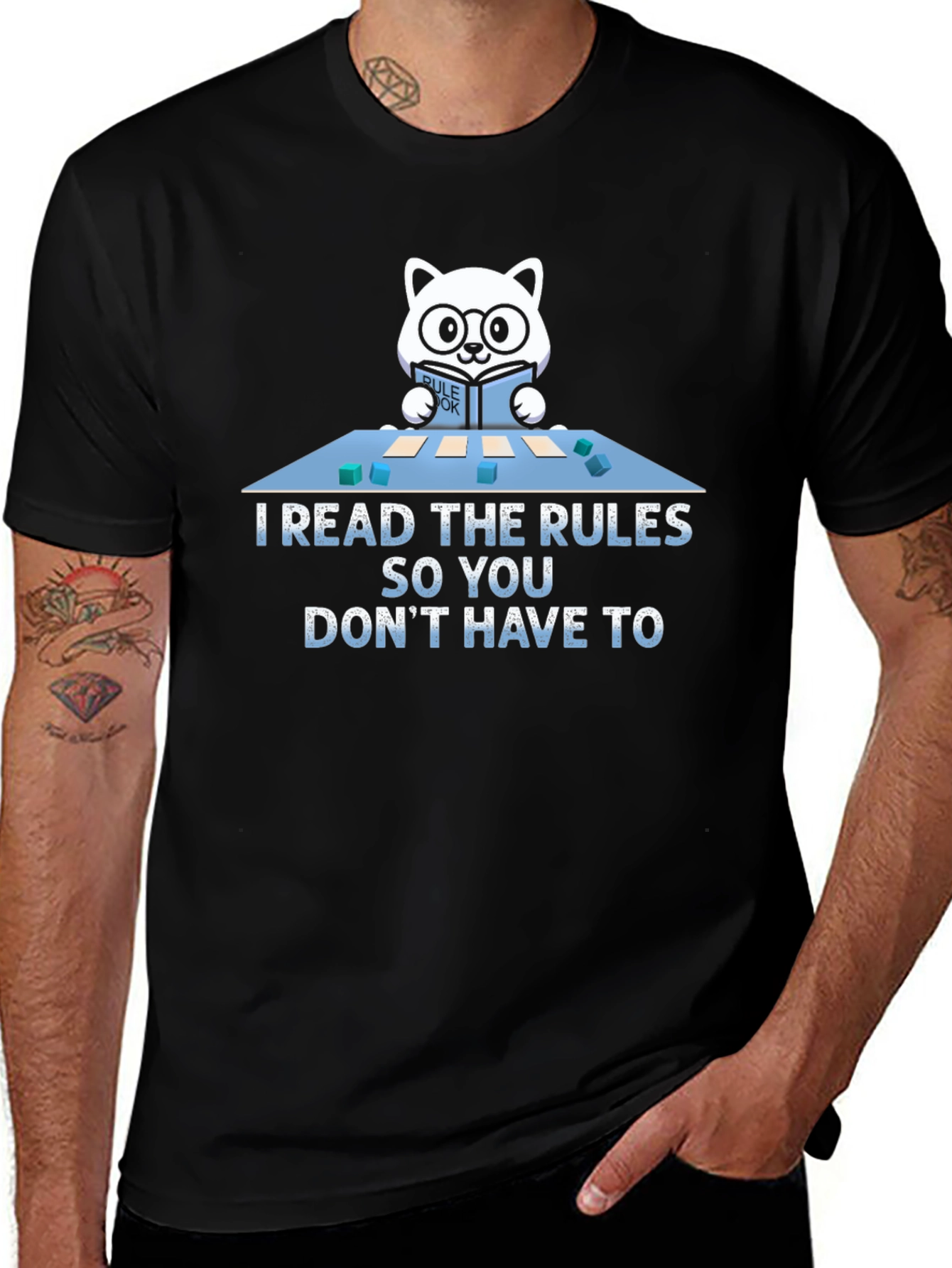 I Read The Rules T-Shirt - Board Game Lover