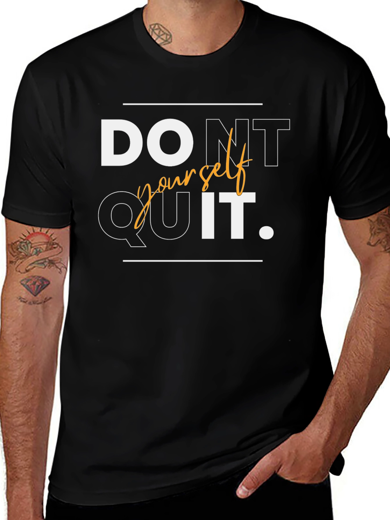 Variant 15 of Motivational Don't Quit T-Shirt