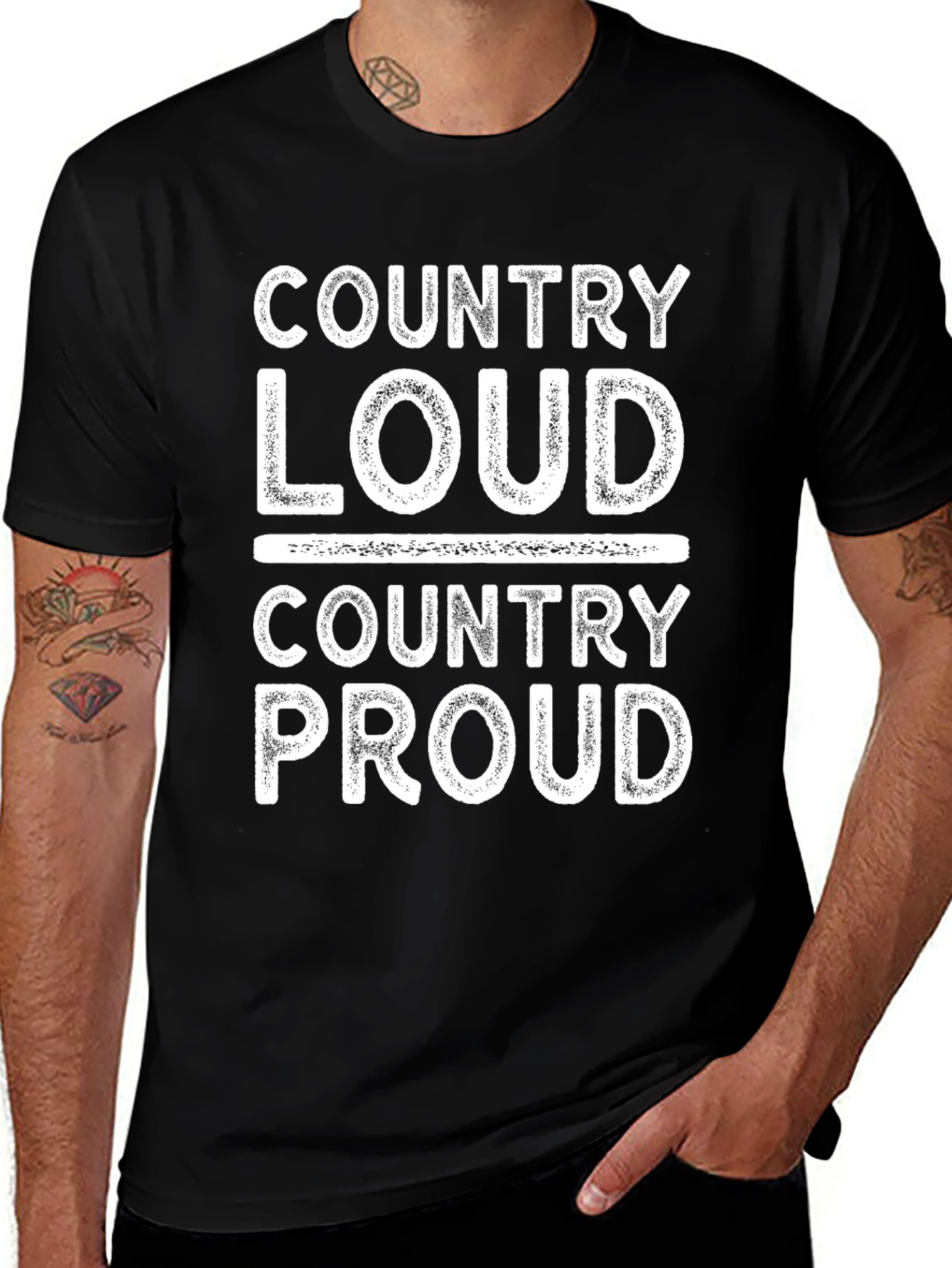 Variant 28 of Country Loud & Proud Graphic T-Shirt
