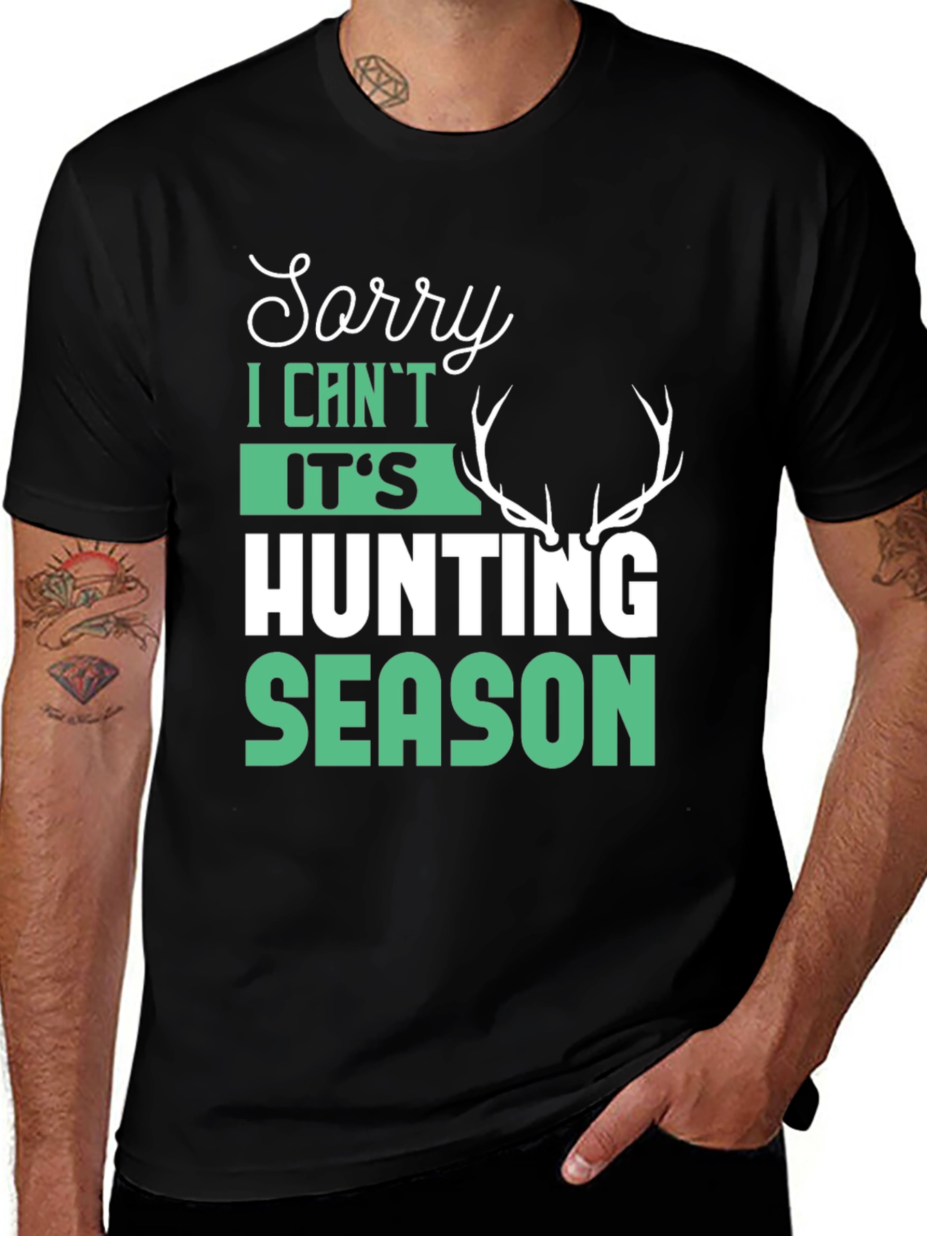 Variant 29 of Hunting Season T-Shirt - Funny Deer Antler Graphic Tee