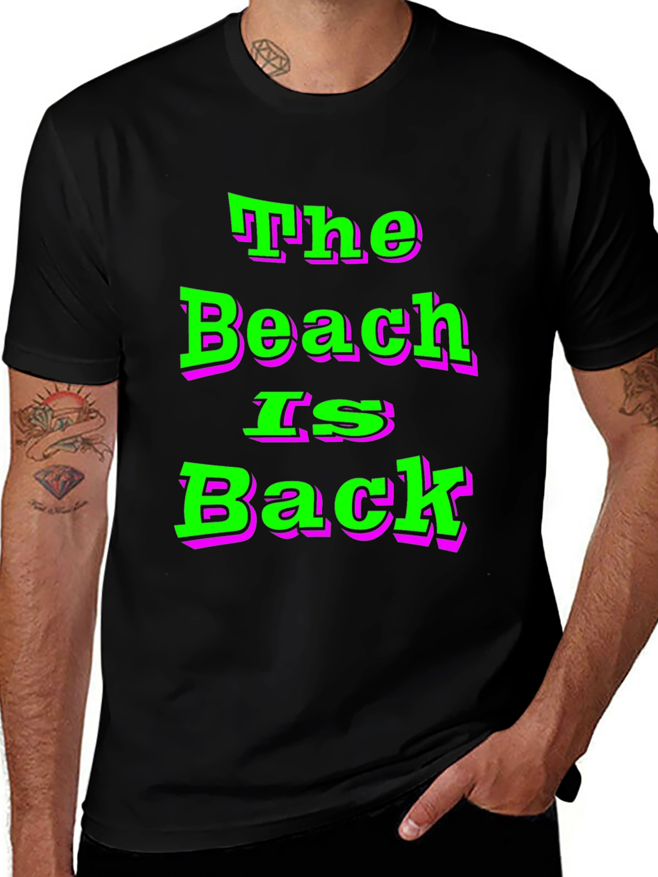 Variant 10 of The Beach is Back Graphic Tee