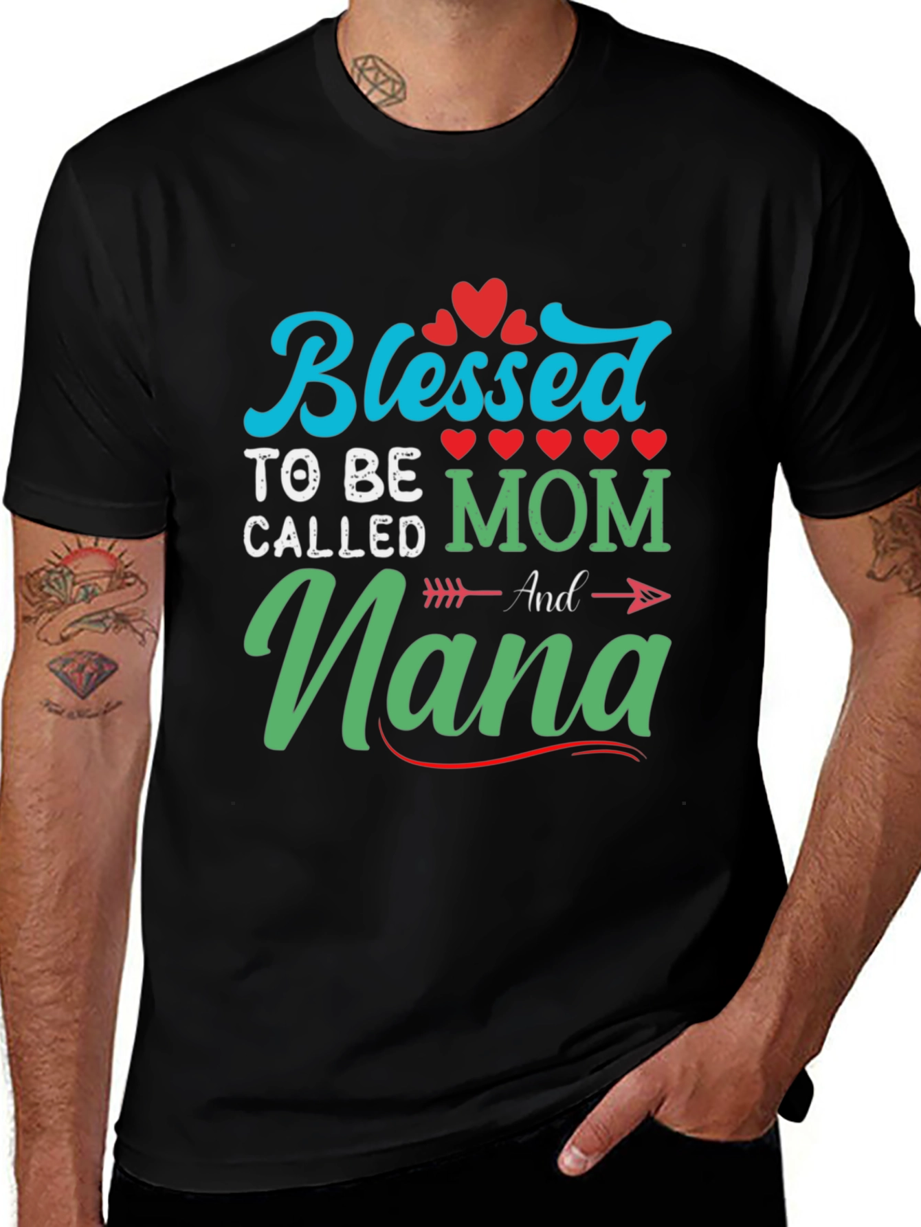 Variant 26 of Blessed Mom & Nana T-Shirt