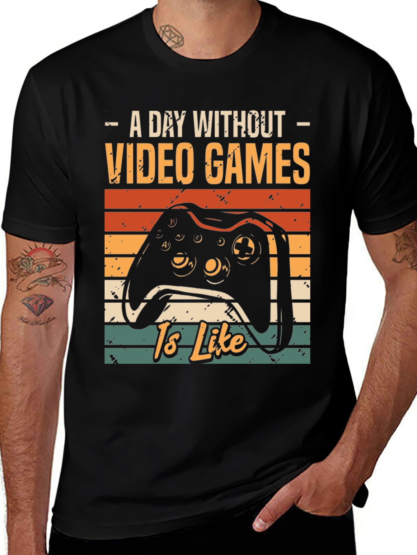 Variant 30 of Video Game Controller Graphic Tee