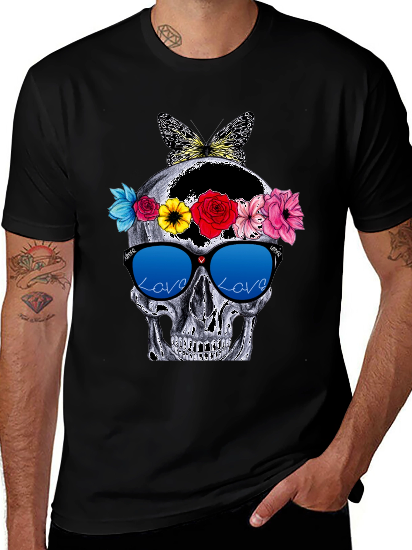 Variant 26 of Skull Love T-Shirt