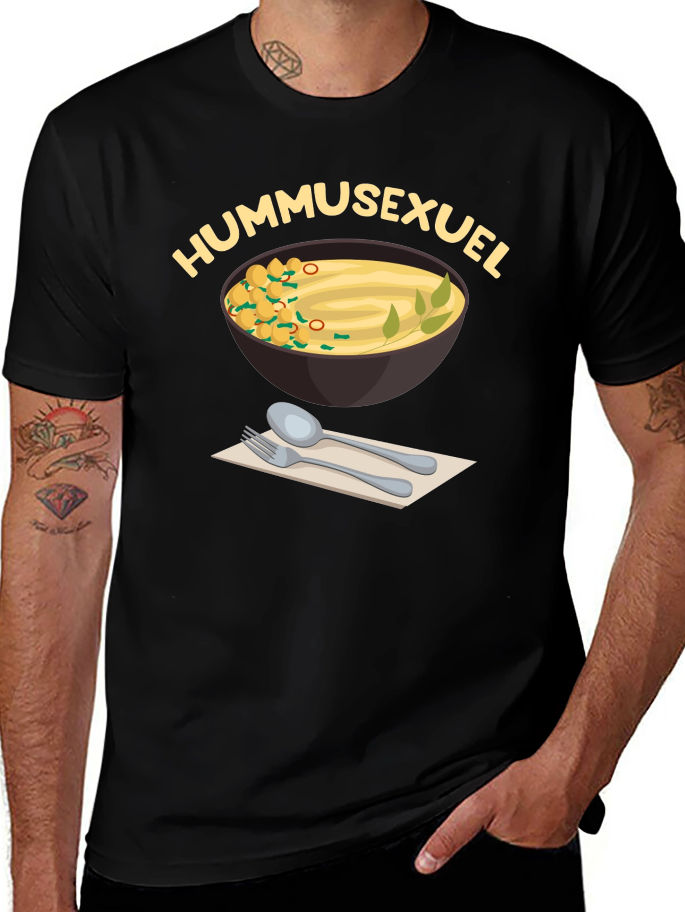 Variant 26 of Hummus T-Shirt - Novelty Foodie Tee