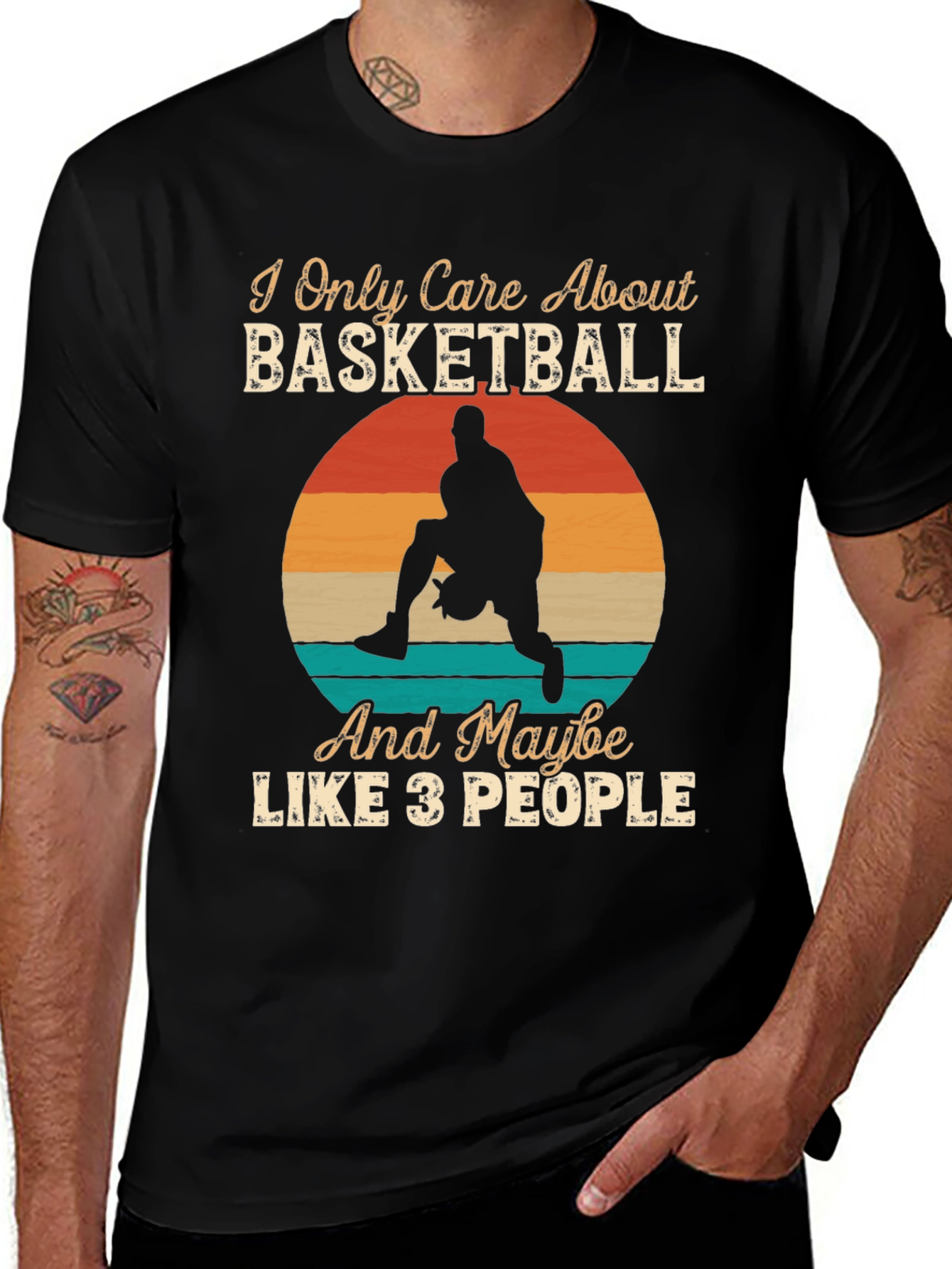 Variant 29 of Basketball Lover Graphic T-Shirt