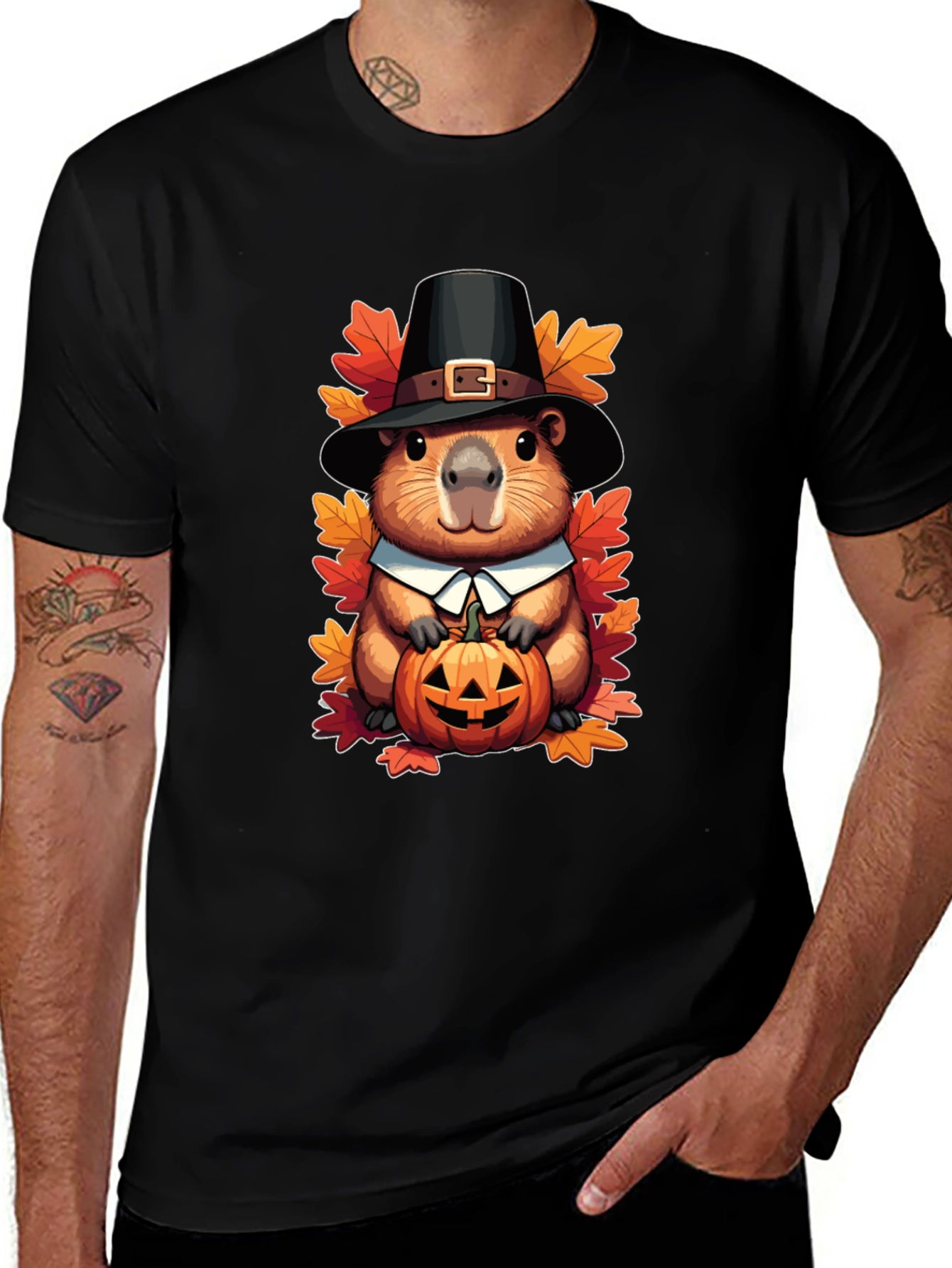 Thanksgiving Beaver T-Shirt