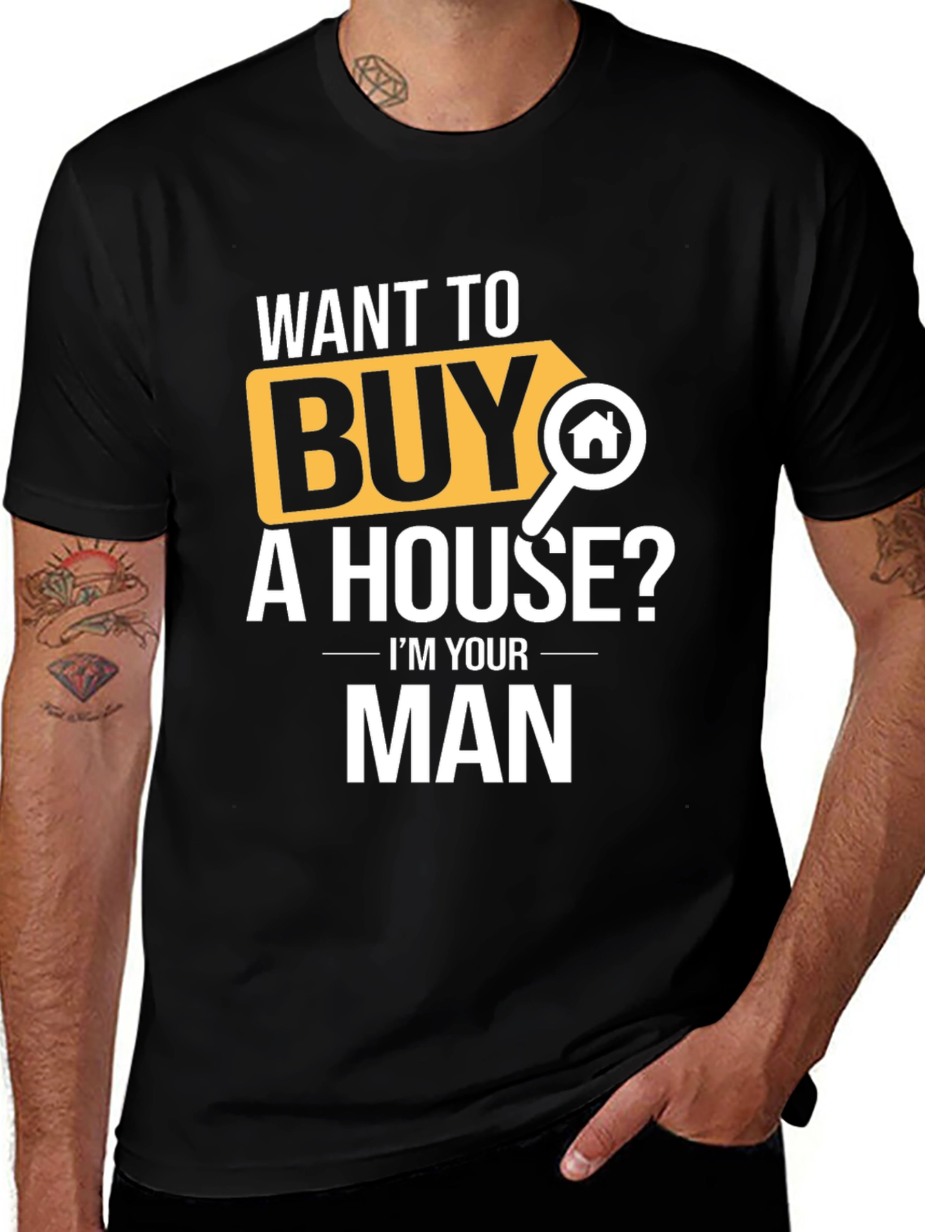 Realtor T-Shirt - Want to Buy a House?
