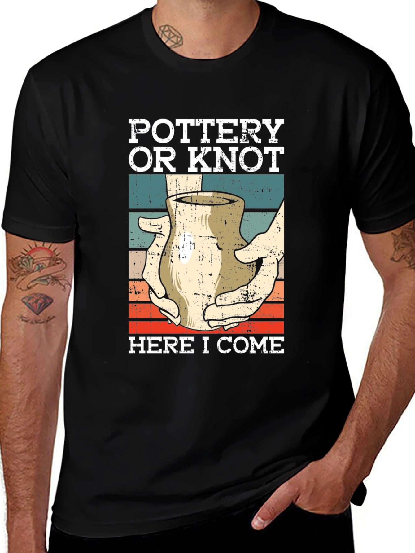 Variant 13 of Pottery or Knot Here I Come Graphic T-Shirt