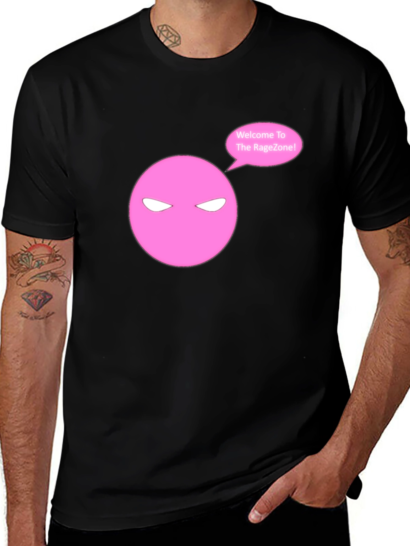 Welcome to the RageZone! Black T-Shirt