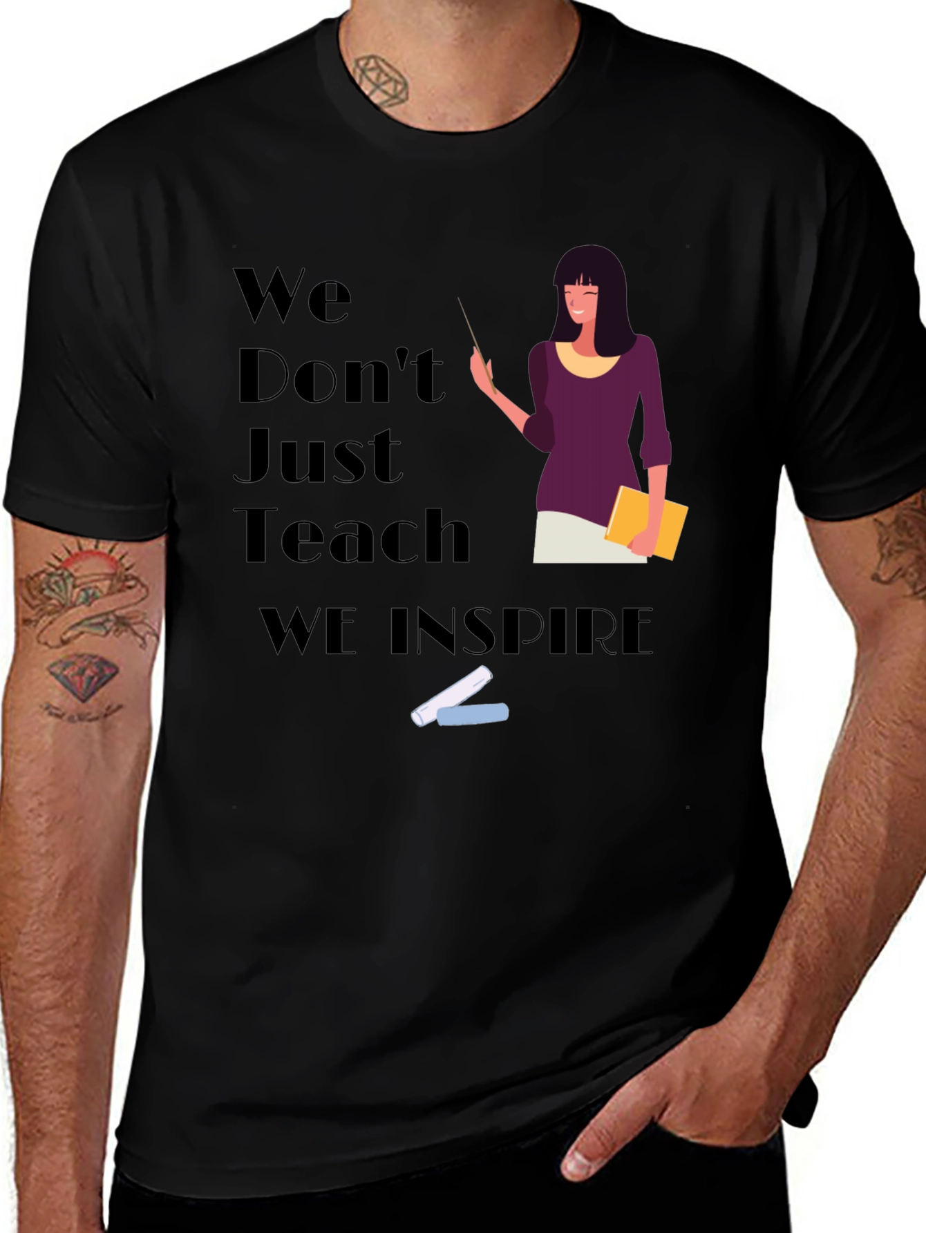 Variant 15 of Inspiring Teacher T-Shirt - We Inspire Design
