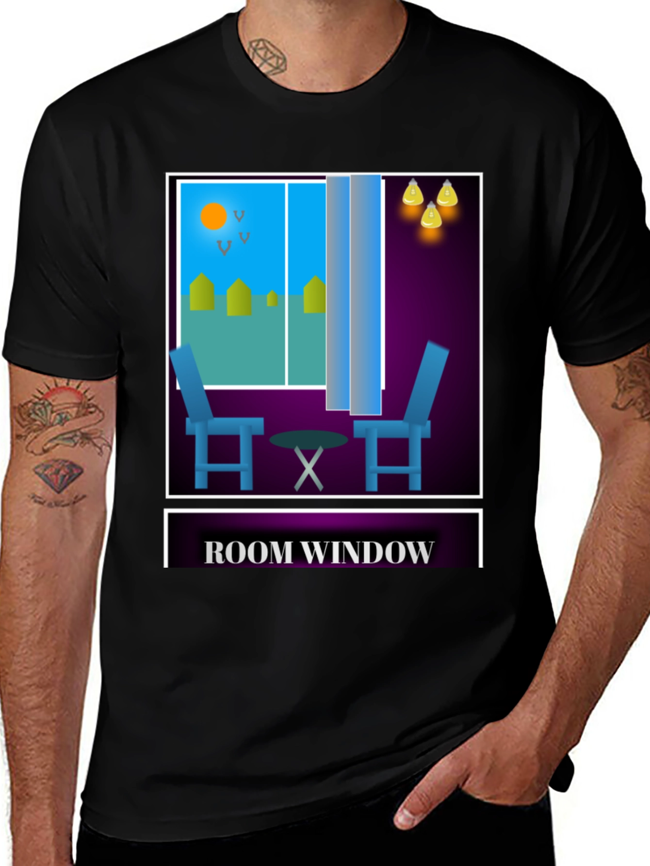 Variant 25 of Room Window Graphic T-Shirt