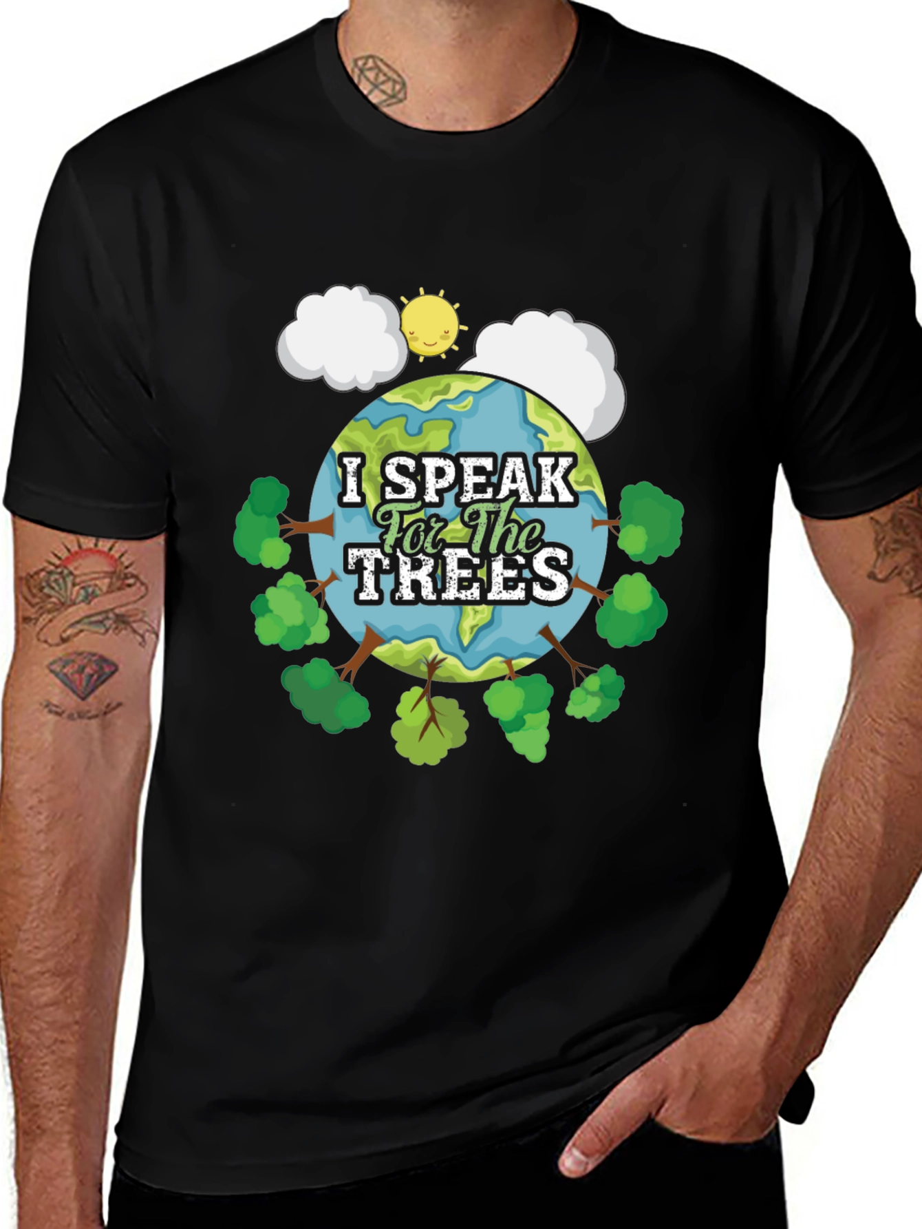 Variant 15 of I Speak for the Trees Graphic Tee