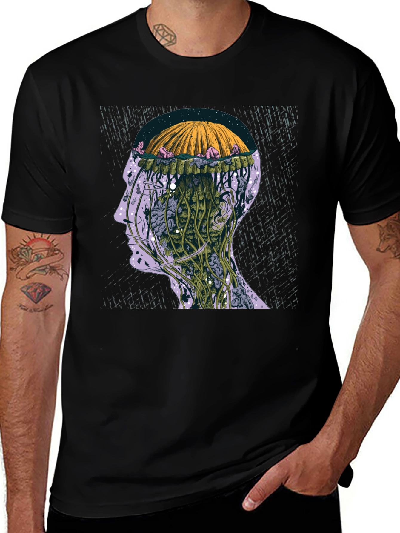 Variant 11 of Brainscape Mindscape T-Shirt