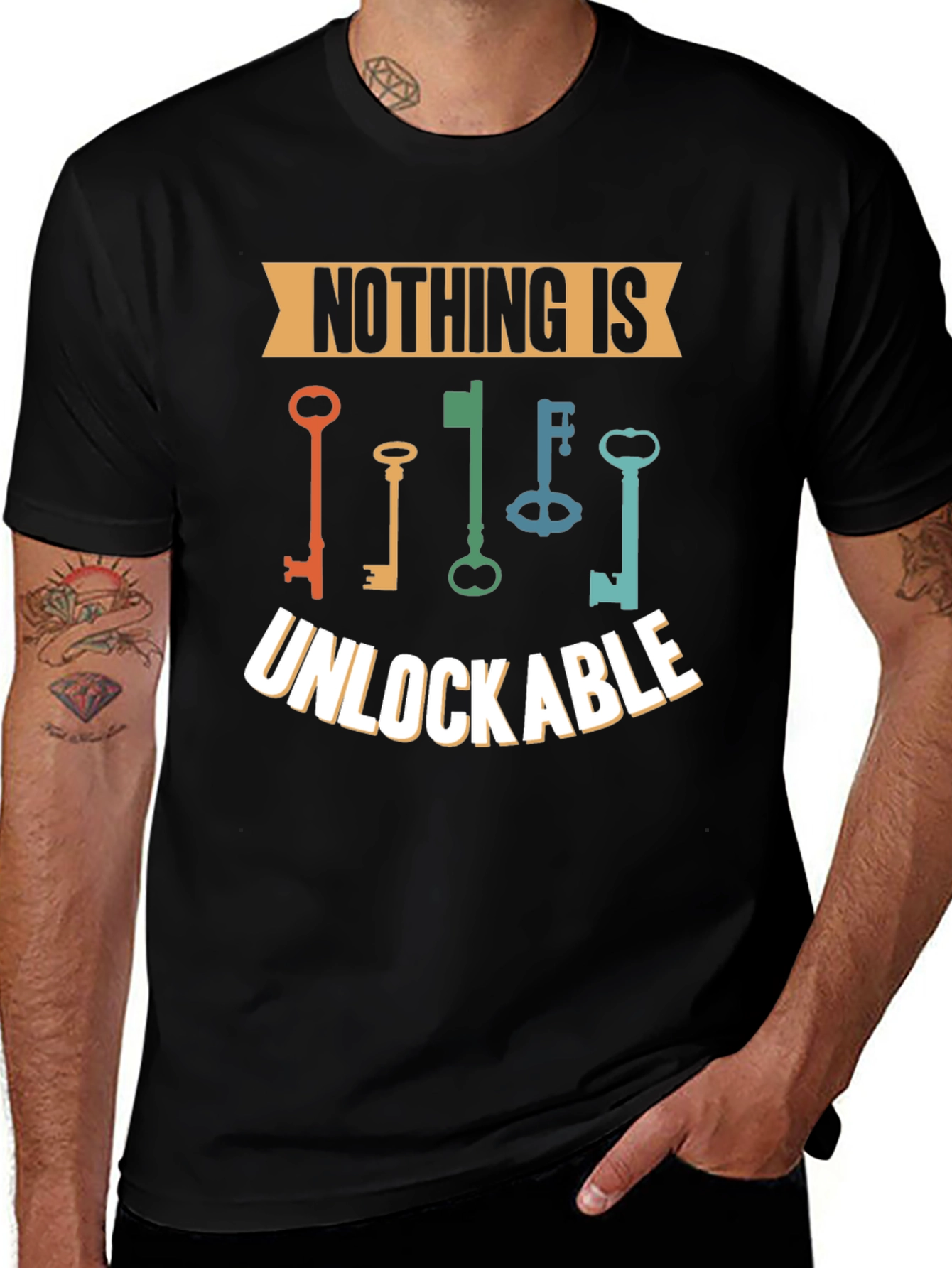 Variant 20 of Nothing is Unlockable Graphic T-Shirt